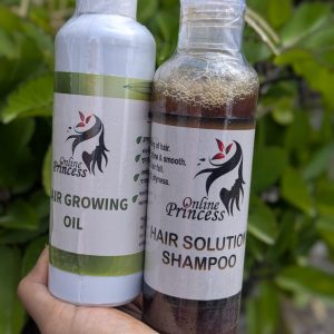 hair oil and shampoo combo